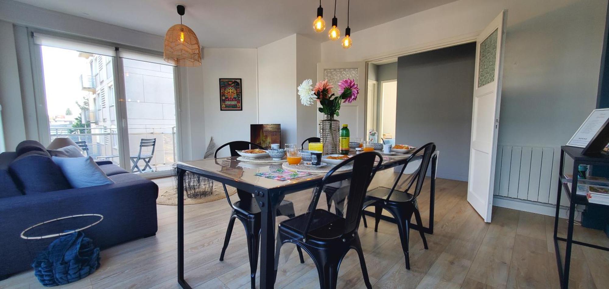 Le Clemenceau Appart-Calais Nord-Balcon-Plage المظهر الخارجي الصورة